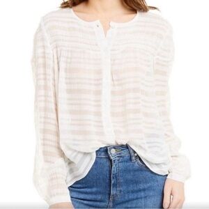 Frame Smoked Button Up top  (PTP-23)